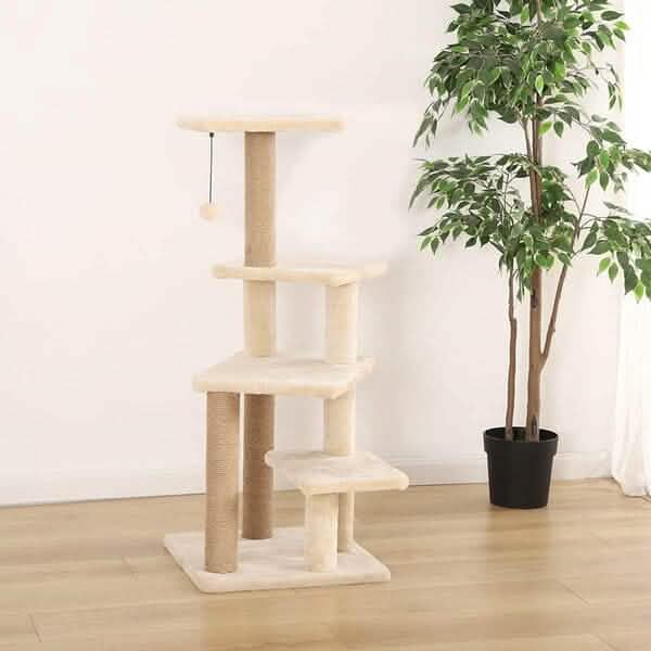 Multi-Platform Cat Condo Tree Tower With Scratching Post