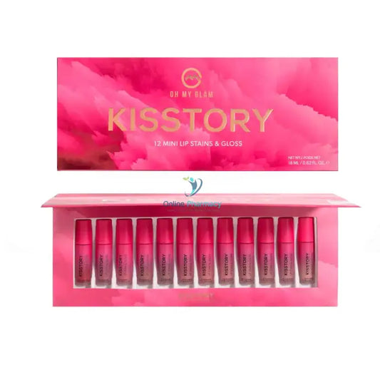 Oh My Glam 'Kisstory' - 12 Mini Stains and Gloss