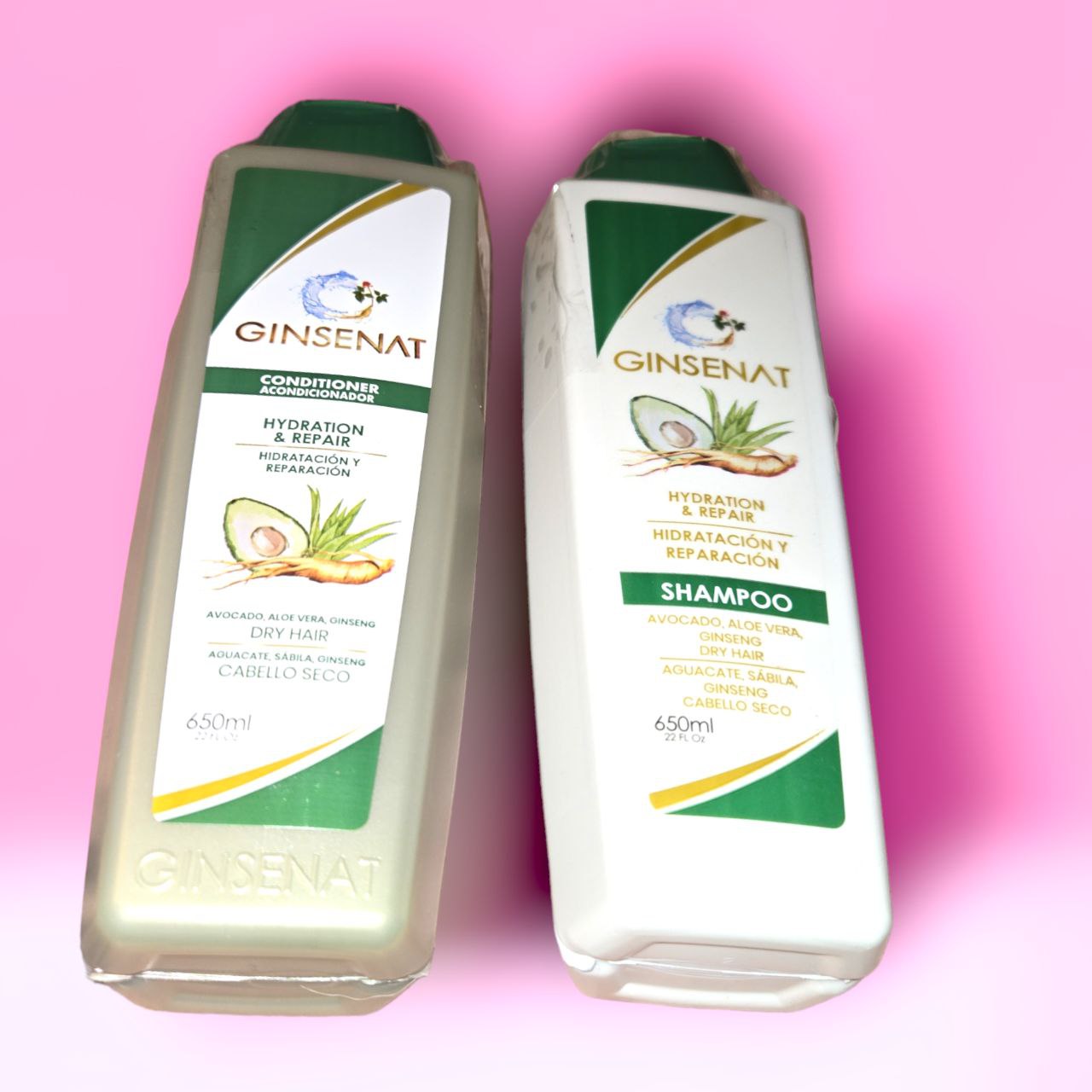 Ginsenat Avocado Shampoo & Conditioner (Dry Hair)