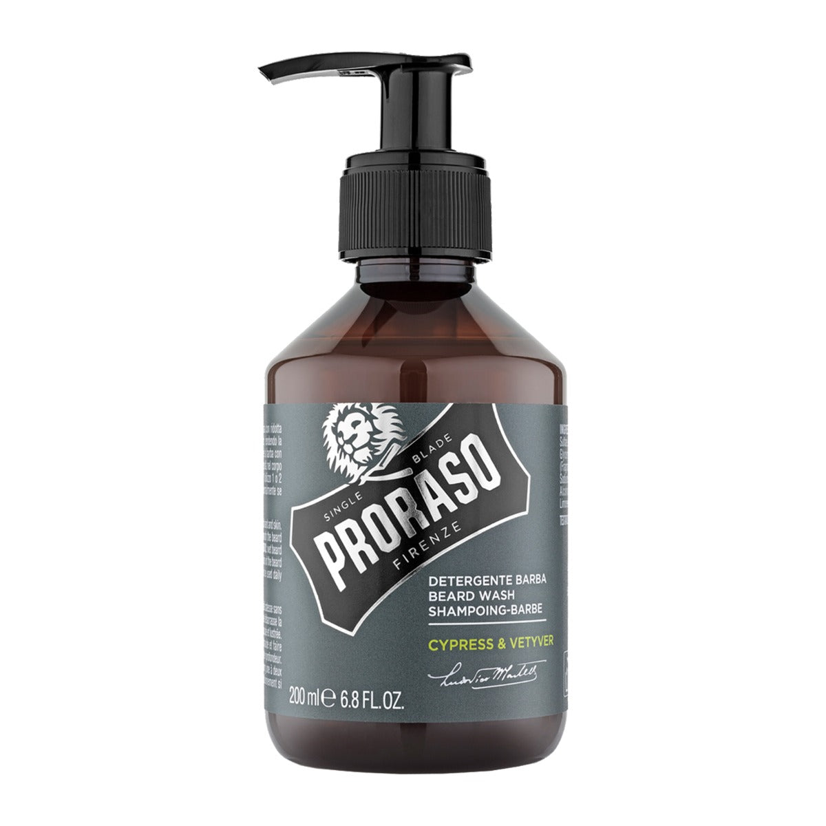 Proraso Beard Wash: Cypress & Vetyver, 200ml