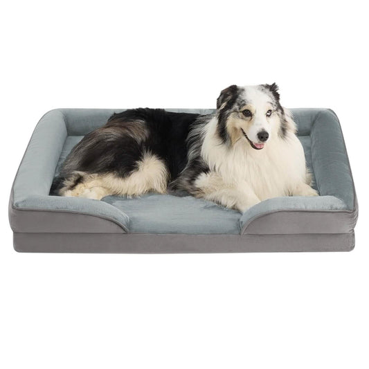 Soft Warm Plush Puppy Cozy Nest Sofa Non-Slip Bed Cushion Mat