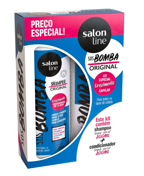 SOS Bomba Shampoo Kit 200ml + Conditioner 200ml