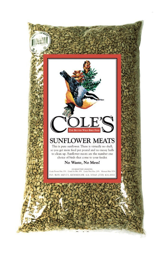 Cole's SM20 Sunflower Meats Wild Bird Food, 20 Lb