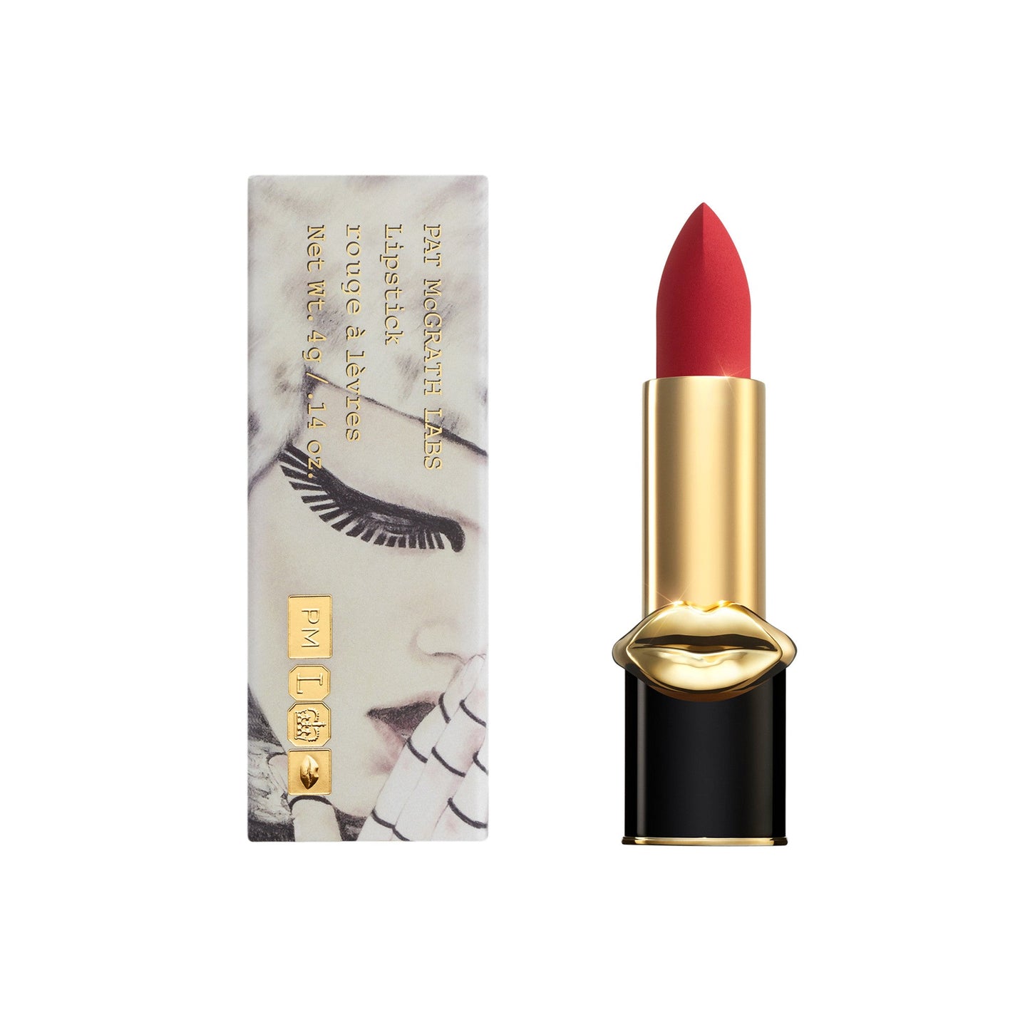 Pat McGrath Labs MatteTrance Lipstick Color/Shade variant: Elson main image. This product is in the color red